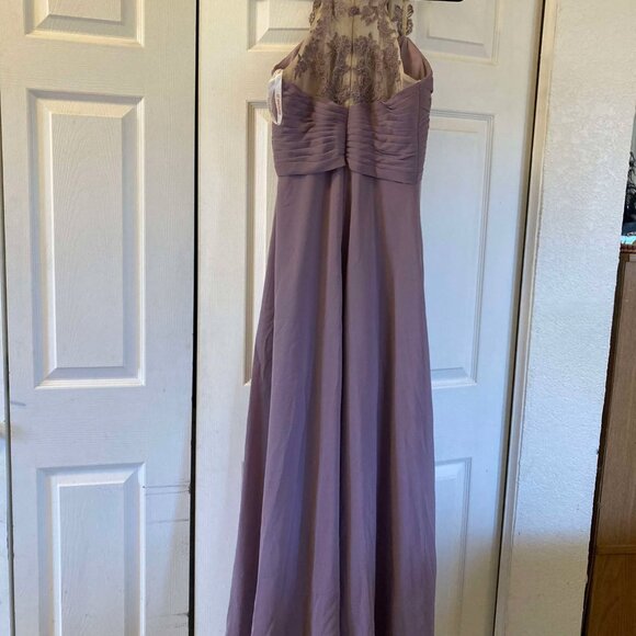 A-Line/Princess Sweetheart Chiffon Dress Ruffle - Picture 3 of 4